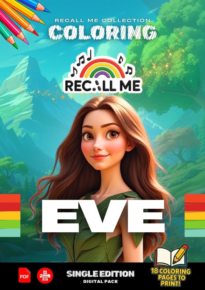Single Pack – Eve (18 Coloring Pages)